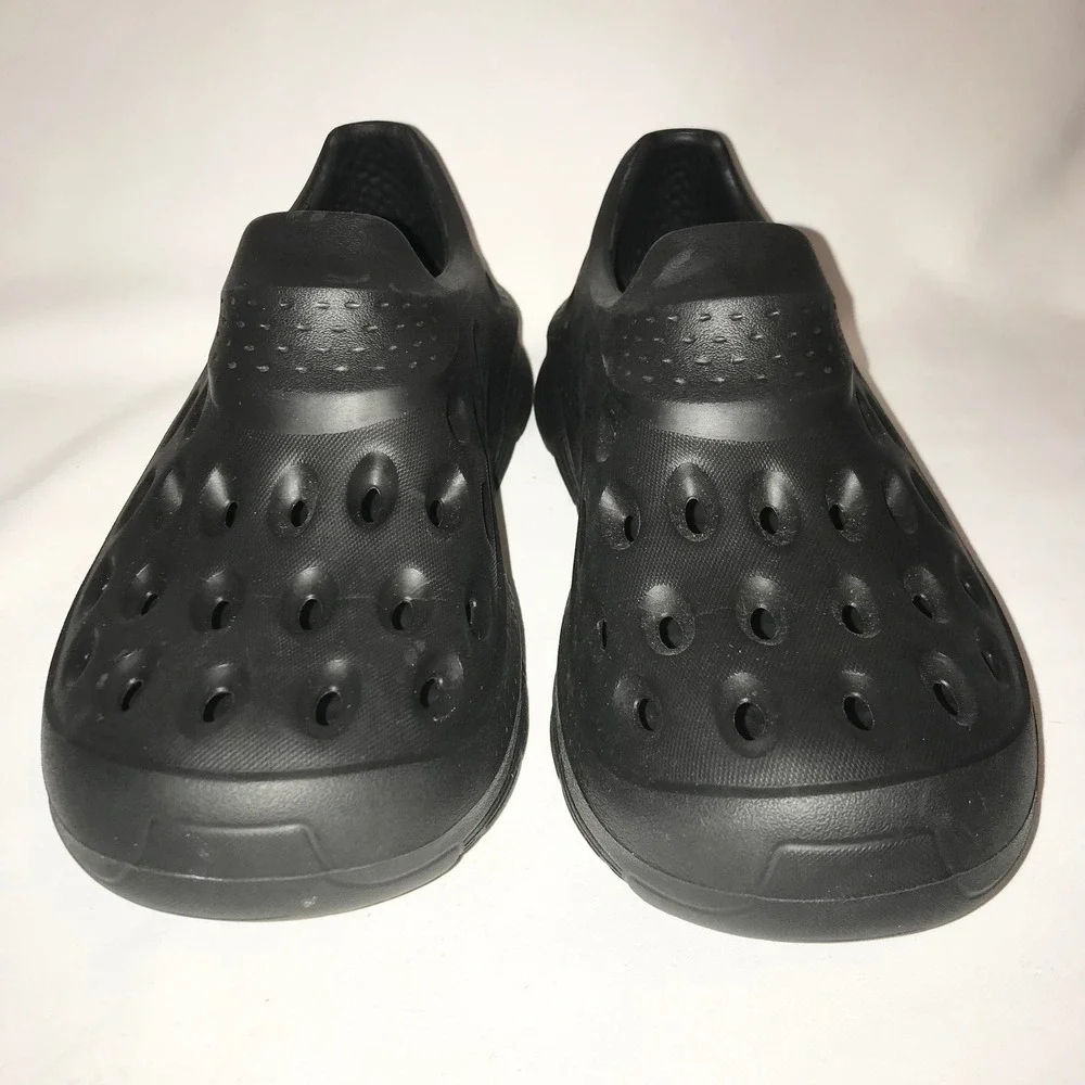 Skechers GO FOAM‎ Arch Fit Black Slip On Clogs Mens 9.5 Womens 11.5 Lux Foam
